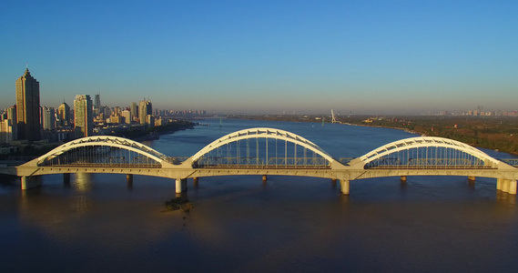 哈尔滨铁路桥航拍视频