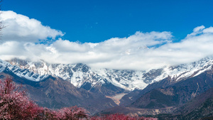 8K林芝5A景区索松村南迦巴瓦峰12秒视频