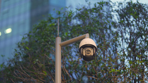 4k城市监控摄像探头21秒视频