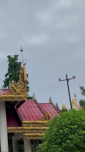 4A景点洛阳白马寺东南亚风格寺庙实拍视频合集河南旅游87秒视频