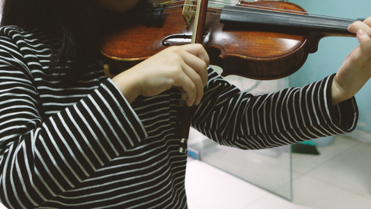 小提琴教学演奏音乐4k素材视频