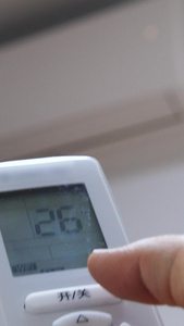 空调开空调夏日炎热避暑室内清凉视频