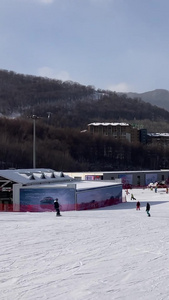 吉林北大壶滑雪场冬季运动视频