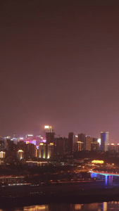 城市夜景实拍素材视频