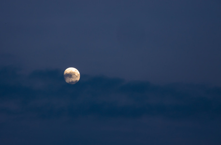 夜晚月球月亮移动轨迹延时视频视频