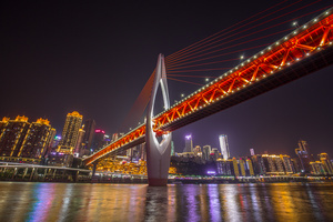 重庆千厮门大桥25秒视频