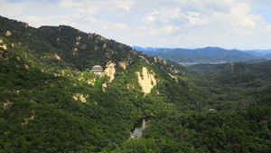 5A级风景区千山龙泉寺喷泉喊泉23秒视频