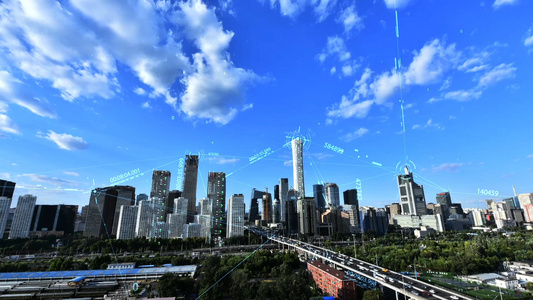 大气科技城市模板视频