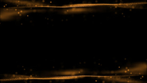金色大气粒子带通道透明背景视频边框29秒视频