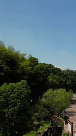 航拍4A景区浙江龙游古民居全景视频旅游景点49秒视频