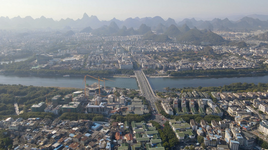 桂林城市航拍高清风光视频[旖旎风光]视频