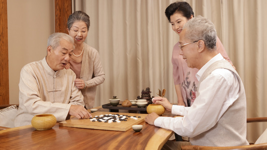 老年棋局对决视频