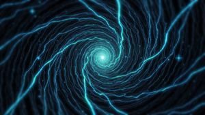 魔法能量粒子光线汇聚漩涡隧道 15秒视频