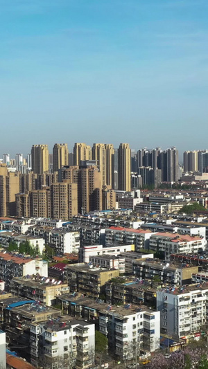 航拍徐州城市建设发展视频城市旅游45秒视频