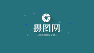 创意抽象图形动画元素眼睛激光15秒视频