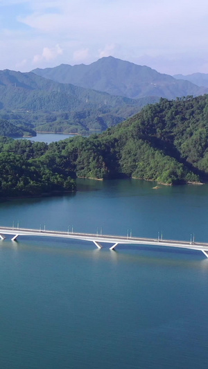 杭州千岛湖大桥航拍视频杭州旅游33秒视频