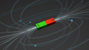 磁铁磁场科学物理教育14秒视频
