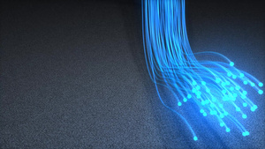 光纤电缆高速数据传输光线效率13秒视频