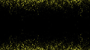 4K黄金粒子上下边框通道10秒视频