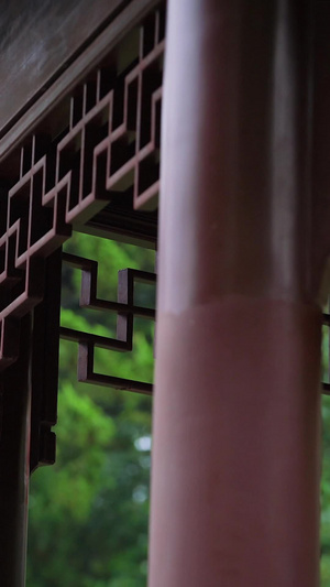 古风建筑上的红灯笼中国传统10秒视频