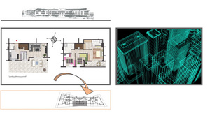 从房型图到三维房屋模型绘制20秒视频