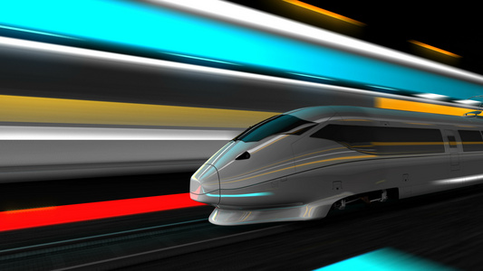 高速铁路动动画视频