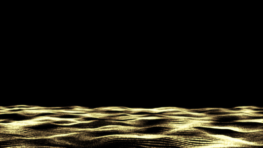 金色粒子海洋视频