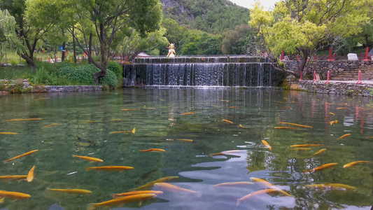 4K云南5A景区崇圣寺三塔文化旅游区自然风光视频素材视频