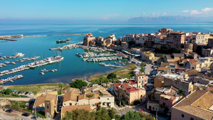 西西里岛全貌全景视频35秒视频