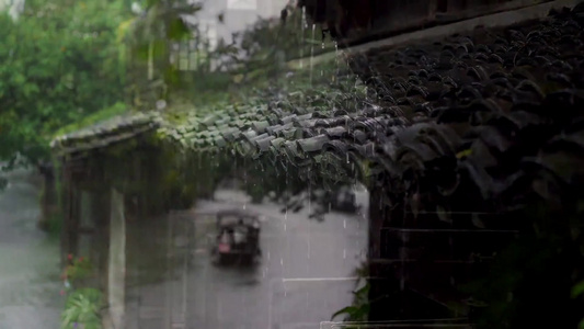 合集古镇江南春夏秋冬烟雨江南视频