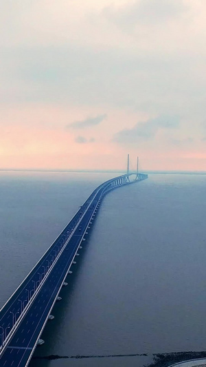 上海东海大桥航拍上海城市宣传片15秒视频