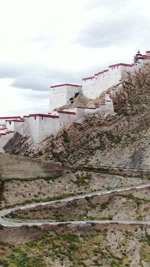 西藏日喀则地区江孜县旅游景点江孜古堡西藏旅游105秒视频