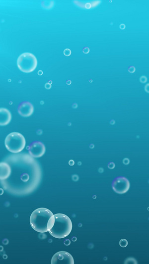 唯美的气泡背景素材水中气泡60秒视频
