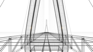 在草图悬架桥上继续前进3D翻接12秒视频