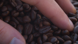 鼓动咖啡豆34秒视频
