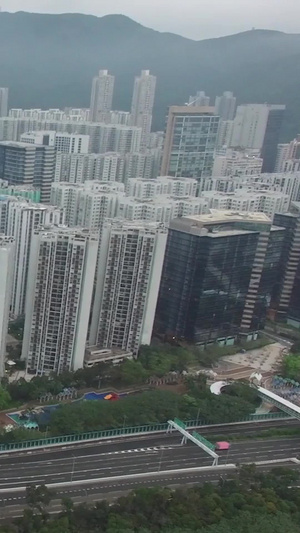【城市宣传片】香港视频实拍蓝天白云36秒视频