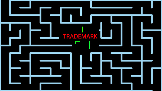 含有红色文字绿线和可能的解决办法的迷宫动画商标视频