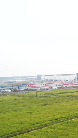特斯拉超级工厂远景航拍视频地球一小时63秒视频