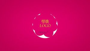 卡通水滴流体图形LOGO片头动画AE模板6秒视频