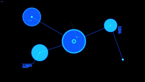 科技圆环大数据组HUD动态元素10秒视频