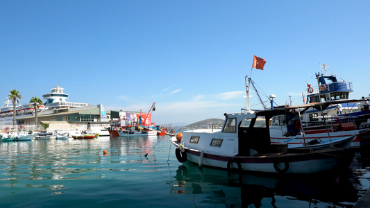 土耳其爱琴海游艇实拍合集4K视频