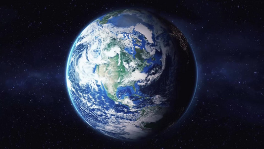 地球的方位和距离地球在移动视频