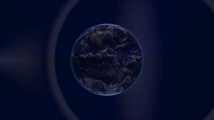 从空间的地球视图17秒视频