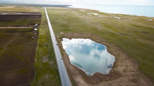 青海湖公路91秒视频