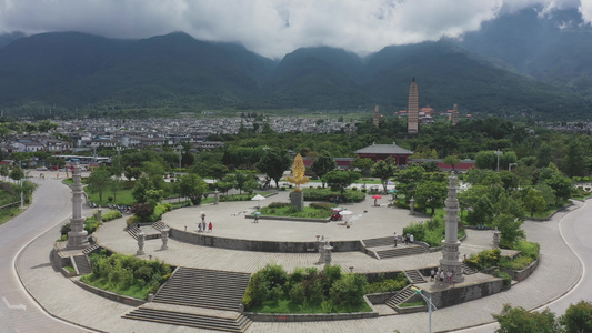 4K云南大理崇圣寺三塔视频