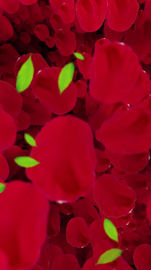 唯美的玫瑰花瓣背景素材鲜花背景20秒视频