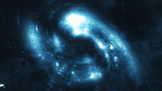 大气星空银河背景视频