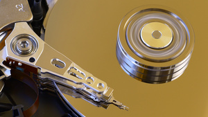 信息存储数据丢失概念HDD数据存储设备用于使用涂有31秒视频