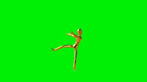 有趣的金假人舞曲绿屏8秒视频