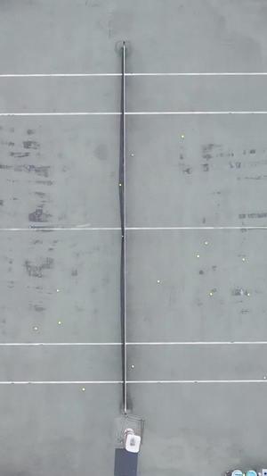 航拍城市网球运动练习体育俯拍素材体育素材60秒视频